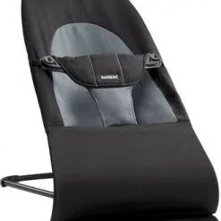BabyBjörn Balance Soft Vippestol, Svart/Mørkgrå
