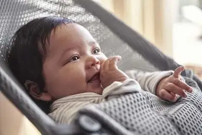 BabyBjörn Bliss Vippestol Mesh, Grå 5 BabyBjörn Bliss Vippestol Mesh, Grå - Bilde 5