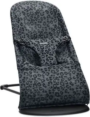 BabyBjörn Bliss Vippestol Mesh Leopard, Antracit 1 BabyBjörn Bliss Vippestol Mesh Leopard, Antracit