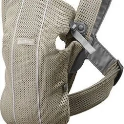 BabyBjörn Bæresele Mini 3D Mesh, Grey Greige
