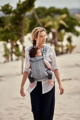 BabyBjörn Harmony Bæresele 3D Mesh, Silver 5 BabyBjörn Harmony Bæresele 3D Mesh, Silver - Bilde 5