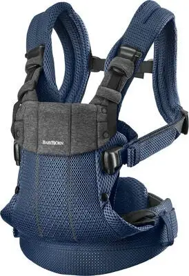 BabyBjörn Harmony Bæresele 3D Mesh, Navy Blue 3 BabyBjörn Harmony Bæresele 3D Mesh, Navy Blue - Bilde 3
