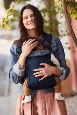 BabyBjörn Harmony Bæresele 3D Mesh, Navy Blue 6 BabyBjörn Harmony Bæresele 3D Mesh, Navy Blue - Bilde 6