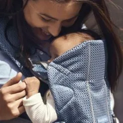 BabyBjörn One Air Bæresele 3D Mesh, Slate Blue -jollyroom Salgsbutikk 098020 1242 3c