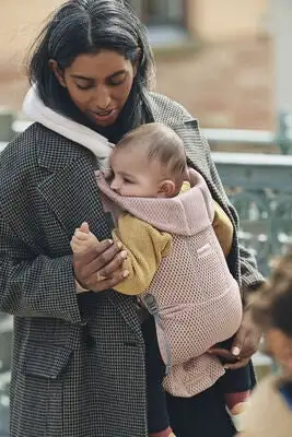 BabyBjörn Move Bæresele 3D Mesh, Dusty Pink 3 BabyBjörn Move Bæresele 3D Mesh, Dusty Pink - Bilde 3