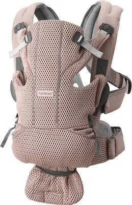 BabyBjörn Move Bæresele 3D Mesh, Dusty Pink 6 BabyBjörn Move Bæresele 3D Mesh, Dusty Pink - Bilde 6