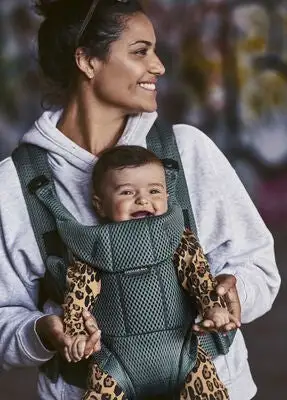 BabyBjörn Move Bæresele 3D Mesh, Sage Green 3 BabyBjörn Move Bæresele 3D Mesh, Sage Green - Bilde 3