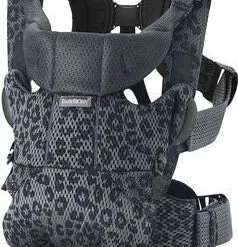 BabyBjörn Move Bæresele 3D Mesh, Antracit Leopard