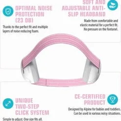 Alpine Muffy Baby Hørselsvern, Rosa -jollyroom Salgsbutikk 111 82 329 3513 3c