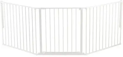 BabyDan Flex L Sikkerhetsgrind Komfyrgrind, Hvit 1 BabyDan Flex L Sikkerhetsgrind Komfyrgrind, Hvit