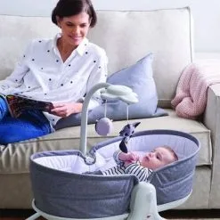 Tiny Love 3-in-1 Rocker Napper Vippestoler, Grey -jollyroom Salgsbutikk 2222180411 1120 3a