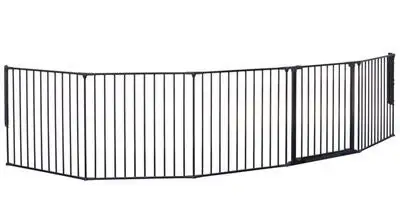 BabyDan Flex XXL Sikkerhetsgrind & Lekeplass Svart 1 BabyDan Flex XXL Sikkerhetsgrind & Lekeplass Svart