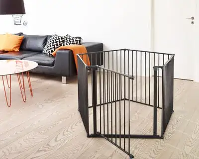 BabyDan Flex XXL Sikkerhetsgrind & Lekeplass Svart 4 BabyDan Flex XXL Sikkerhetsgrind & Lekeplass Svart - Bilde 4