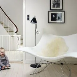 Babydan Premier Sikkerhetsgrind + 2 Forlengninger, Hvit -jollyroom Salgsbutikk 257157