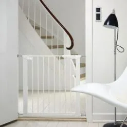 Babydan Premier Sikkerhetsgrind + 2 Forlengninger, Hvit -jollyroom Salgsbutikk 257159