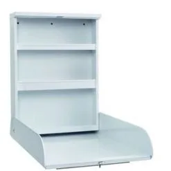 BabyDan Veggstellebord Metall Alfred Hvit