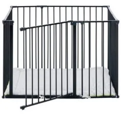 BabyDan Square Lekegrind 105x72x71 Cm , Svart