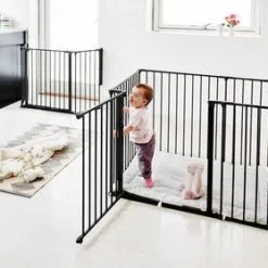 BabyDan Square Lekegrind 105x72x71 Cm , Svart -jollyroom Salgsbutikk 454397