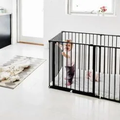 BabyDan Square Lekegrind 105x72x71 Cm , Svart -jollyroom Salgsbutikk 454398