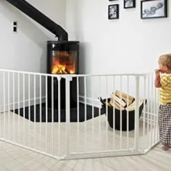 BabyDan Flex XL Sikkerhetsgrind Komfyrgrind Hvit -jollyroom Salgsbutikk 528502