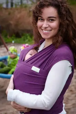 Aldoria Baby Aldoria Bambu Soft Bæresjal, Plommelilla 2 Aldoria Baby Aldoria Bambu Soft Bæresjal, Plommelilla - Bilde 2