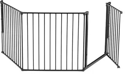 BabyDan Flex L Sikkerhetsgrind Skrugrind, Svart 2 BabyDan Flex L Sikkerhetsgrind Skrugrind, Svart - Bilde 2