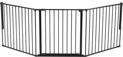 BabyDan Flex L Sikkerhetsgrind Skrugrind, Svart 1 BabyDan Flex L Sikkerhetsgrind Skrugrind, Svart