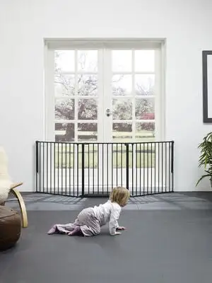 BabyDan Flex L Sikkerhetsgrind Skrugrind, Svart 3 BabyDan Flex L Sikkerhetsgrind Skrugrind, Svart - Bilde 3