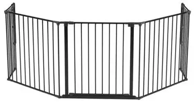 BabyDan Flex XL Sikkerhetsgrind Skrugrind, Svart 1 BabyDan Flex XL Sikkerhetsgrind Skrugrind, Svart