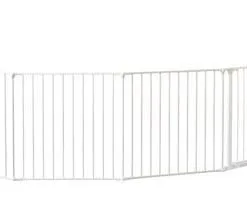 BabyDan Flex XXL Sikkerhetsgrind Skrugrind & Lekegrind, Hvit