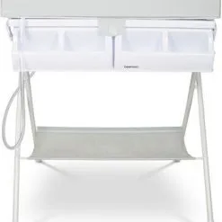 Beemoo Care Sammenleggbart Stellebord Med Badebalje, Grå