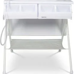 Beemoo Care Sammenleggbart Stellebord Med Badebalje, Grå -jollyroom Salgsbutikk 571790