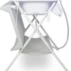 Beemoo Care Sammenleggbart Stellebord Med Badebalje, Grå -jollyroom Salgsbutikk 571792