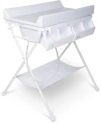 Beemoo Care Sammenleggbart Stellebord Med Badebalje, Hvit 2 Beemoo Care Sammenleggbart Stellebord Med Badebalje, Hvit - Bilde 2