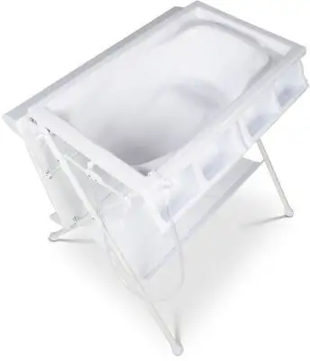 Beemoo Care Sammenleggbart Stellebord Med Badebalje, Hvit 4 Beemoo Care Sammenleggbart Stellebord Med Badebalje, Hvit - Bilde 4