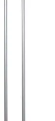 BabyDan Forlengning Sikkerhetsgrind Extend-A-Gate 7cm 2-p, Sølv