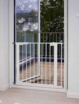 BabyDan Forlengning Sikkerhetsgrind Extend-A-Gate 7cm 2-p, Sølv 2 BabyDan Forlengning Sikkerhetsgrind Extend-A-Gate 7cm 2-p, Sølv - Bilde 2