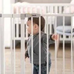 Hauck Open N Stop Sikkerhetsgrind Inkl. 21 Cm Forlengning, White -jollyroom Salgsbutikk 597231 1538 3c