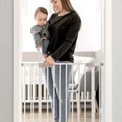 Hauck Open N Stop Sikkerhetsgrind Inkl. 21 Cm Forlengning, White -jollyroom Salgsbutikk 597231 1538 3d