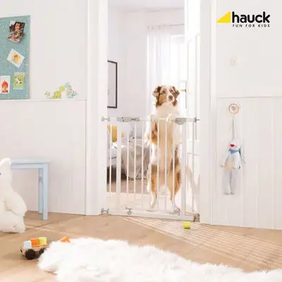 Hauck AutoClose N Stop Spenngrind, Hvit 4 Hauck AutoClose N Stop Spenngrind, Hvit - Bilde 4