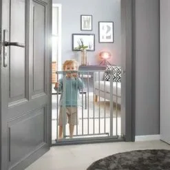 Hauck Stop N Safe Spennegrind Inkl. 21 Cm Forlengning, Sølv -jollyroom Salgsbutikk 597330 1538 3a