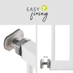 Hauck Stop N Safe Spennegrind Inkl. 21 Cm Forlengning, White -jollyroom Salgsbutikk 597378 1538 4a