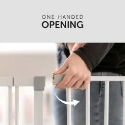 Hauck Stop N Safe Spennegrind Inkl. 21 Cm Forlengning, White -jollyroom Salgsbutikk 597378 1538 4b