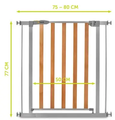 Hauck Woodlock 2 Spenngrind, Sølv 8 Hauck Woodlock 2 Spenngrind, Sølv - Bilde 8