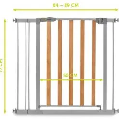 Hauck Woodlock 2 Spenngrind Inkl. 9 Cm Forlengere, Sølv -jollyroom Salgsbutikk 597392 4b