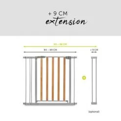 Hauck Woodlock 2 Spenngrind Inkl. 9 Cm Forlengere, Sølv -jollyroom Salgsbutikk 597392 4e