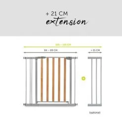 Hauck Woodlock 2 Spenngrind Inkl. 9 Cm Forlengere, Sølv -jollyroom Salgsbutikk 597392 4f