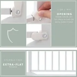 Hauck Clear Step Spenngrind, White 26 Hauck Clear Step Spenngrind, White -jollyroom Salgsbutikk 597422 4h