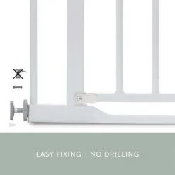 Hauck Clear Step Spenngrind, White 28 Hauck Clear Step Spenngrind, White -jollyroom Salgsbutikk 597422 4j