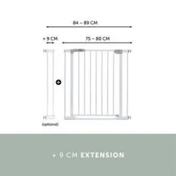 Hauck Clear Step Spenngrind, White 30 Hauck Clear Step Spenngrind, White -jollyroom Salgsbutikk 597422 4l